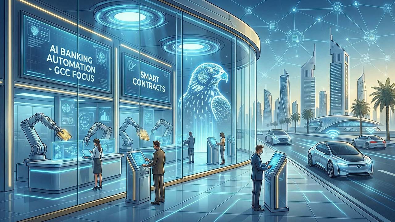 An abstract visual depicting upward trending graphs and interconnected digital nodes, symbolizing growth and innovation.