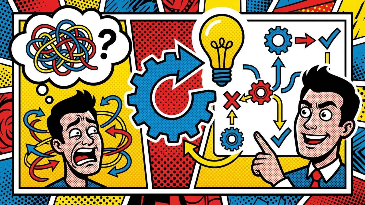 Banking on AI: A Strategic Blueprint for GCC Financial Services 1 An abstract image illustrating interconnected digital complexities and clear pathways representing strategic solutions.