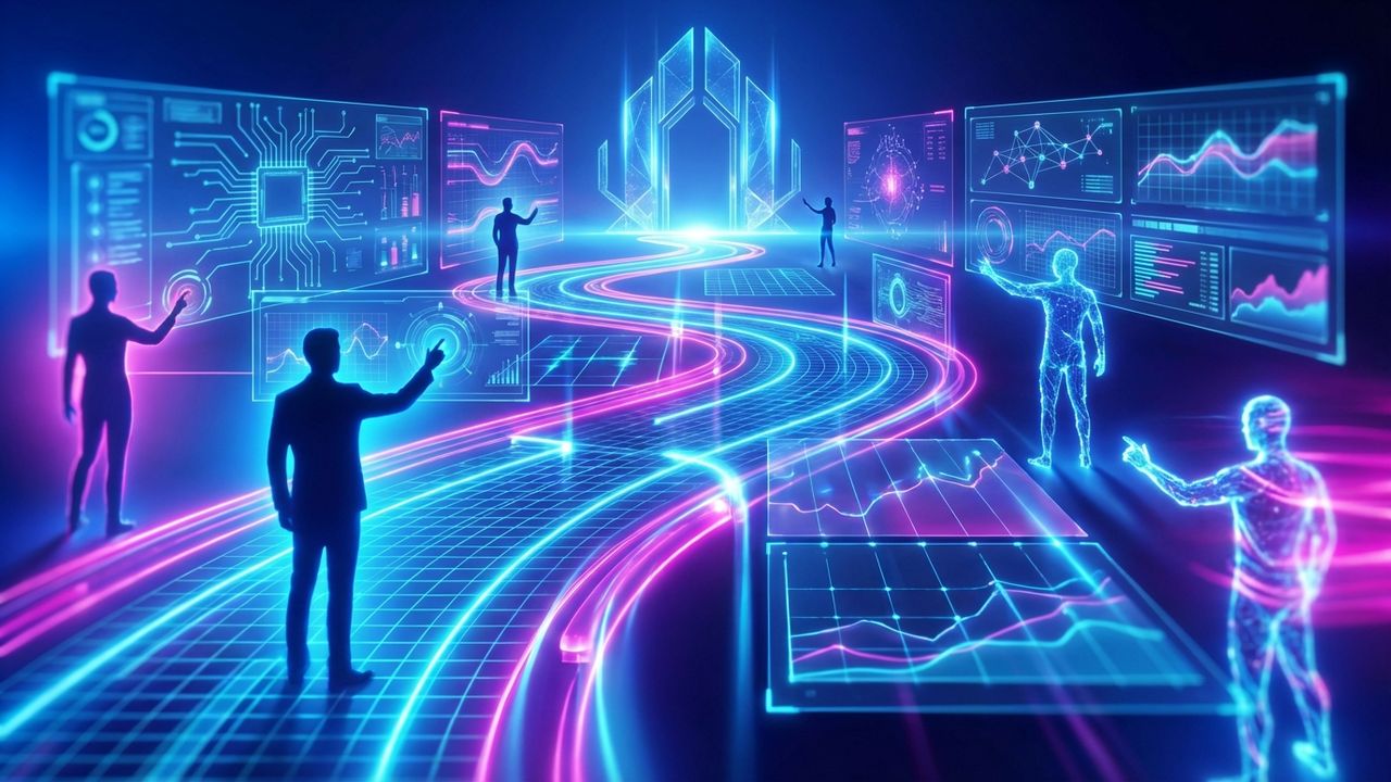 AI Security For 2026: Navigating Escalating Threats and Advanced Defense 3 Conceptual image of a clear digital pathway or roadmap, symbolizing a secure future for AI.