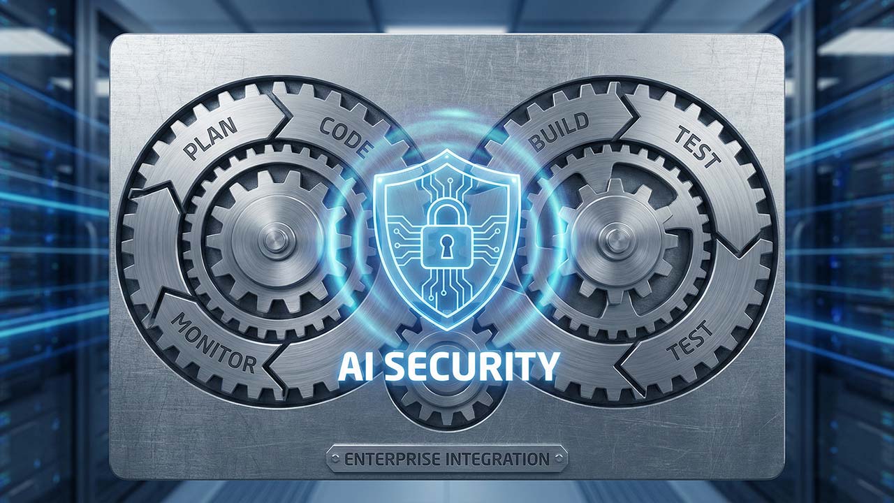 A stylized digital brain or AI core being scanned by a protective firewall, illustrating the detection of compromised AI agents and security measures.