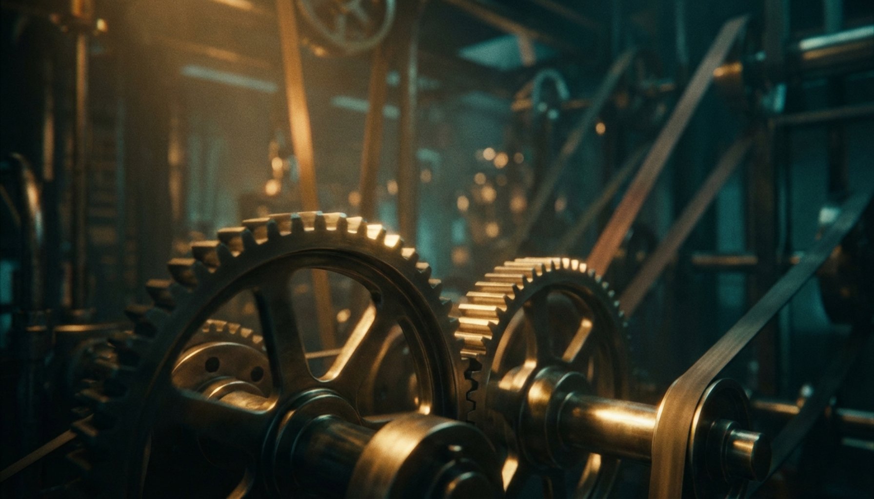 AI Marketing Automation: Proven Ways UAE SMEs Cut Cost in 2026 1 Gears interlinking smoothly, symbolizing streamlined operations and reduced manual effort through automation.