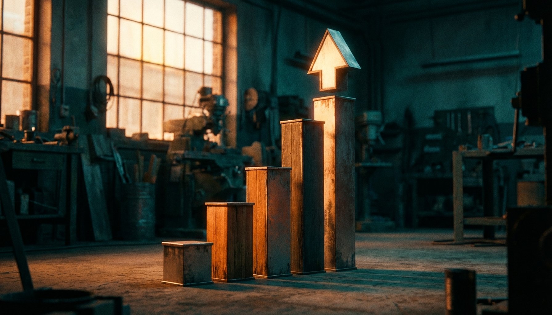 AI Marketing Automation: Proven Ways UAE SMEs Cut Cost in 2026 2 A vibrant bar graph showing an upward trajectory, representing rapid return on investment and quantifiable cost reduction.