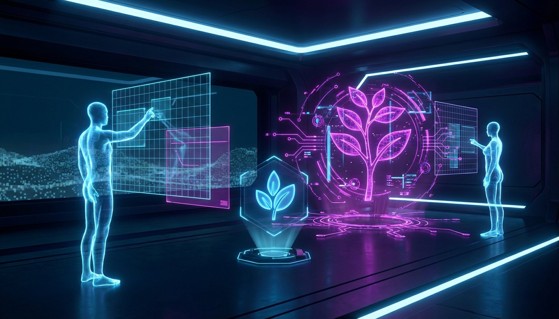 AI in Education Transformation: The Ultimate 7-Step Roadmap For Success 4 Conceptual image of a small glowing digital seed sprouting into a larger plant, illustrating the growth from pilot projects.