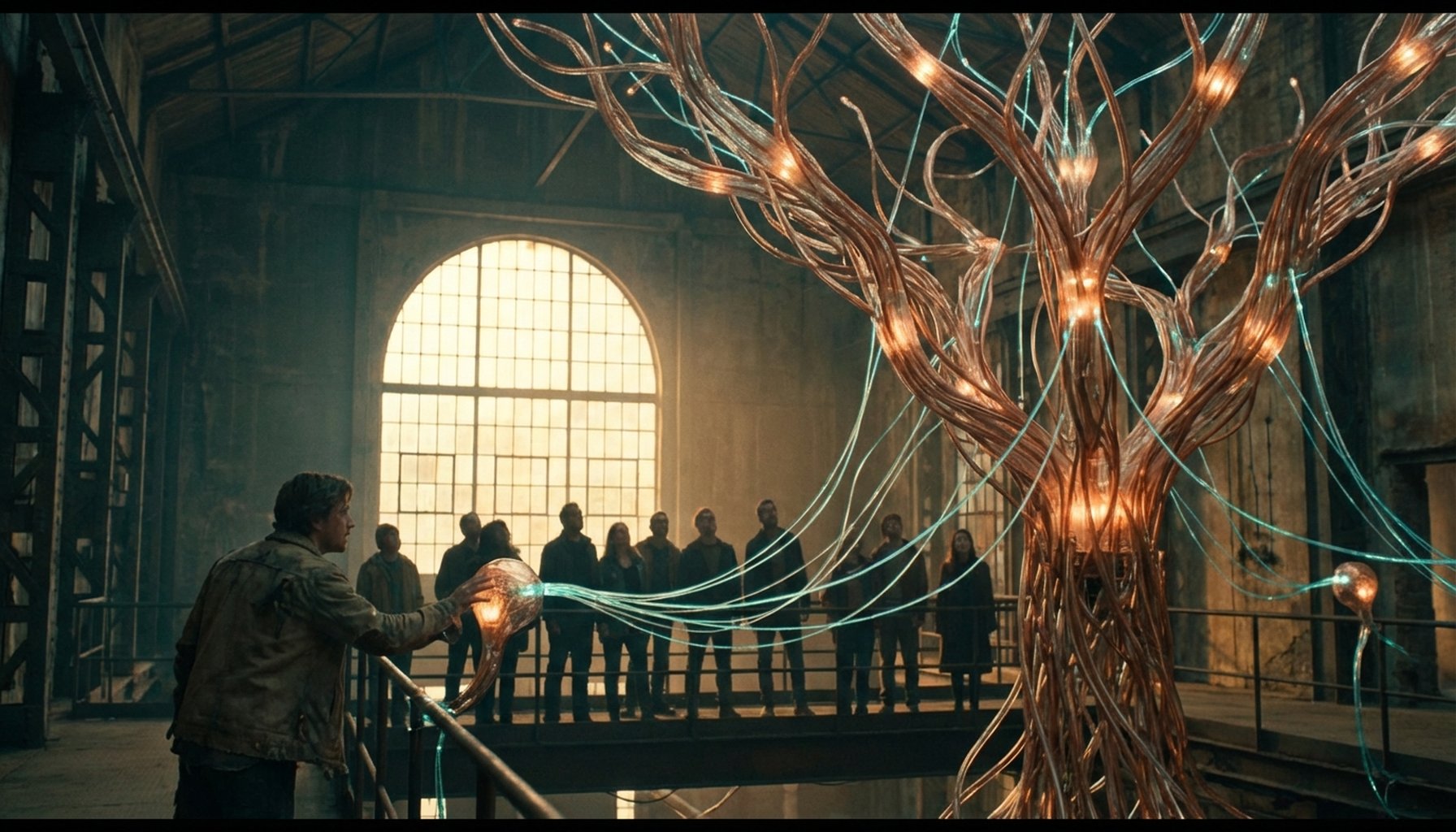 AI Marketing Automation: Proven Ways UAE SMEs Cut Cost in 2026 4 An abstract image of interconnected nodes and lines, representing efficiency, growth, and market advantage through AI marketing automation.