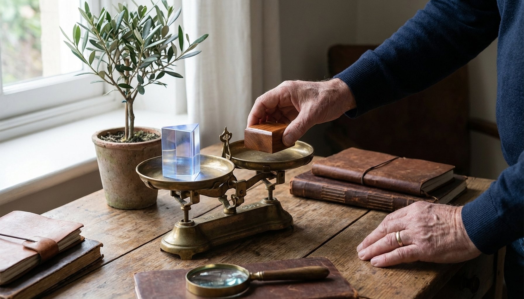 AI Adoption in UAE Real Estate: Trends, Opportunities, and Impact 7 An abstract visual symbolizing ethical guidelines and responsible AI use, with balanced and structured elements, for navigating challenges.