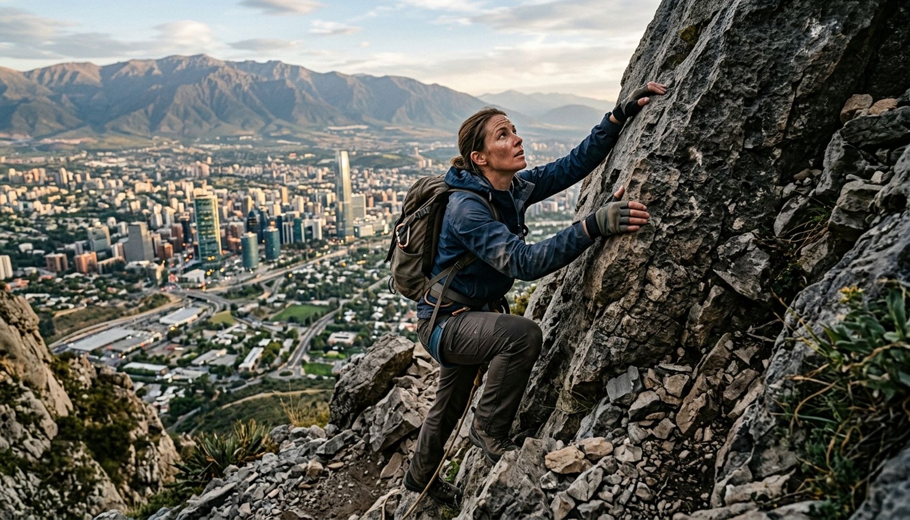 AI Social Media Automation for GCC Businesses: 7-Steps To Maximize ROI and Competitive Advantage 3 Stylized visual representing a path overcoming barriers, leading to upward-trending graphs symbolizing increased lead quality and ROI.