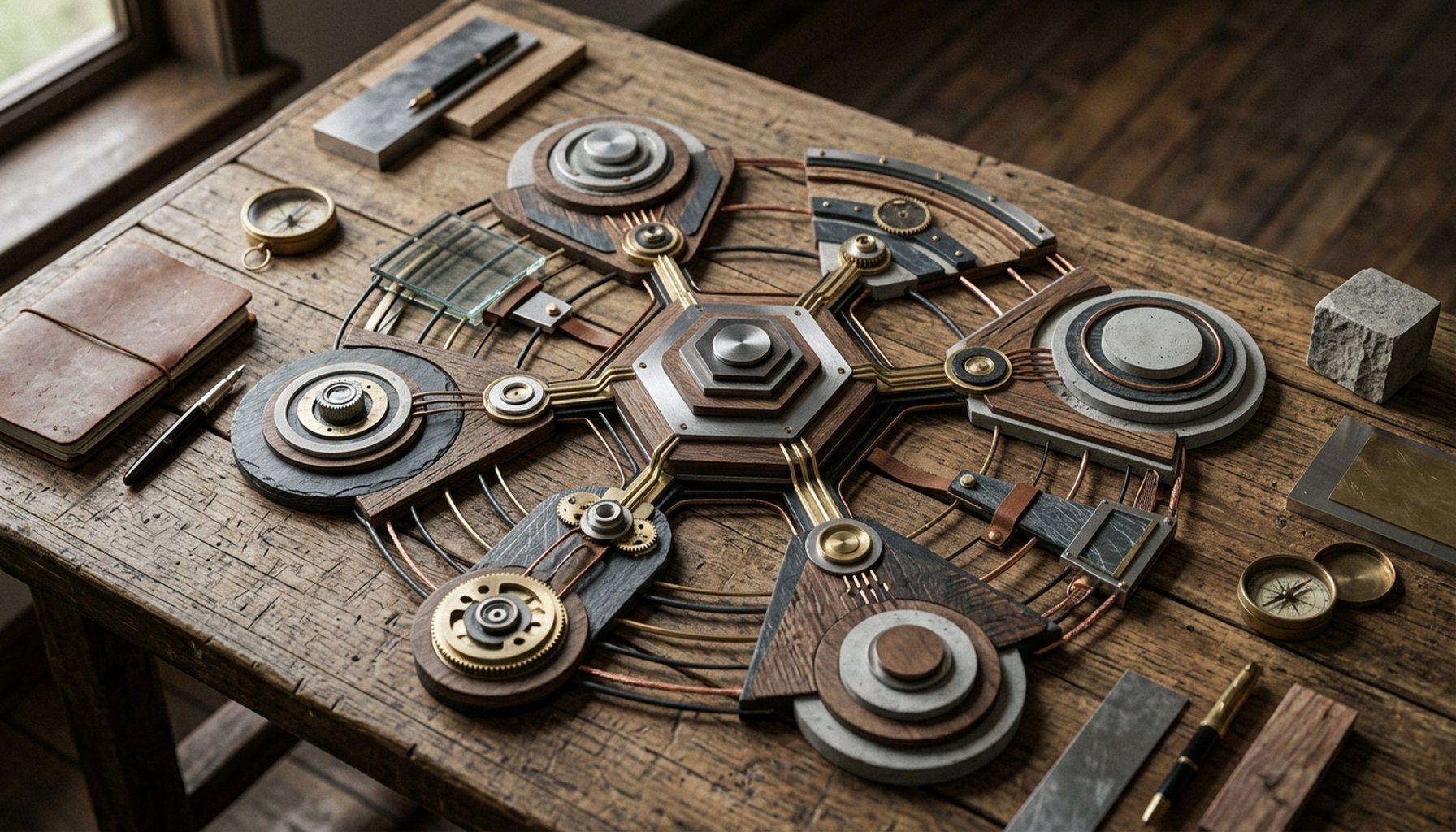 AI Social Media Automation for GCC Businesses: 7-Steps To Maximize ROI and Competitive Advantage 4 Clean, professional diagram illustrating a multi-step strategic framework with interconnected elements, symbolizing planning and implementation.