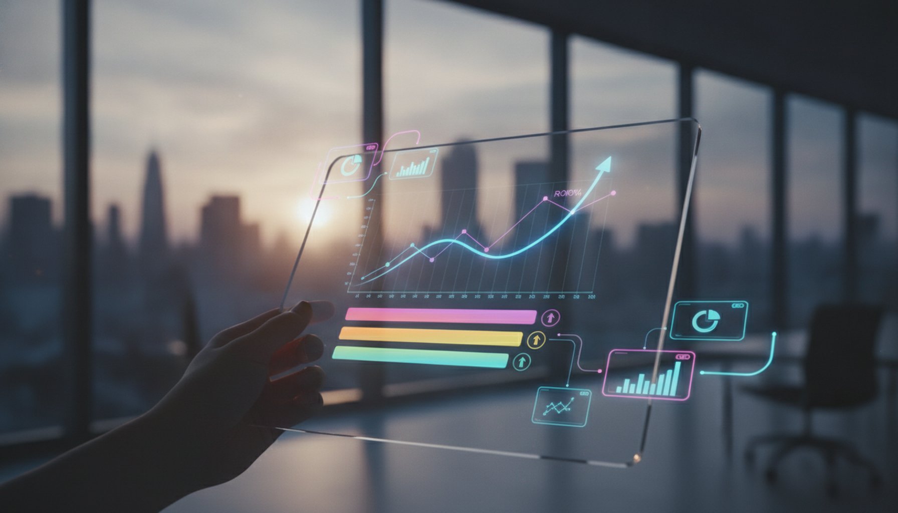 ROI framework chart displaying tiered AI investment levels and return timelines for Dubai businesses