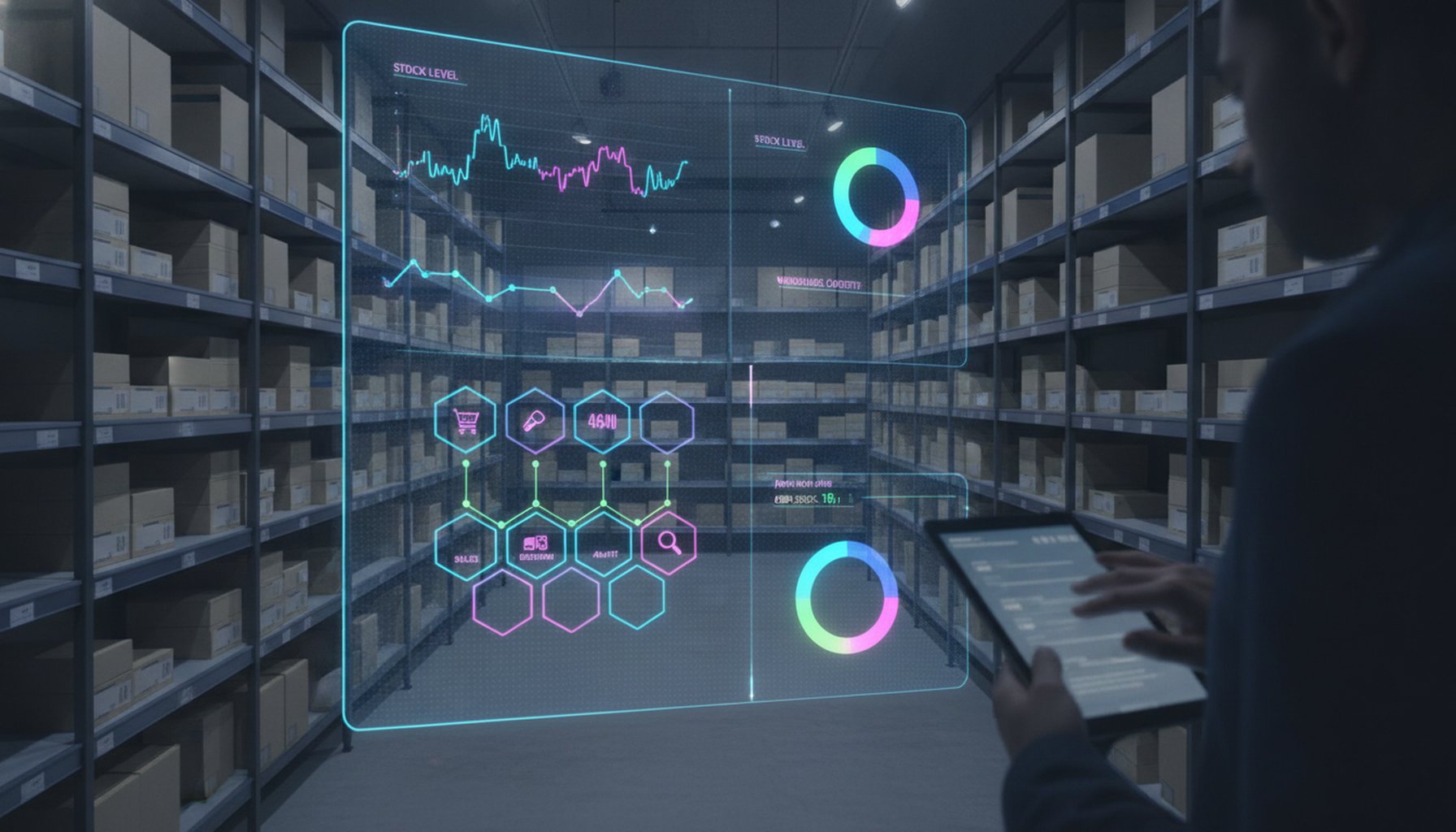 Agentic AI Dubai: 10 proven strategies to achieve 40% cost reduction in 2026 4 AI-powered inventory management dashboard showing real-time stock levels and demand predictions
