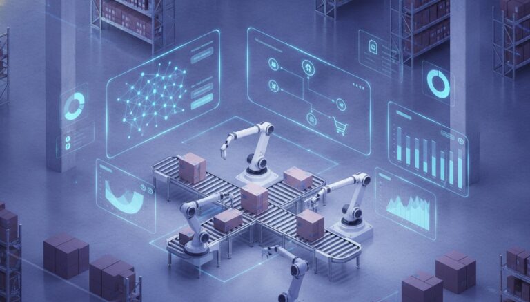 Home 25 AI automation for e-commerce strategies dashboard showing retail analytics and automated workflows