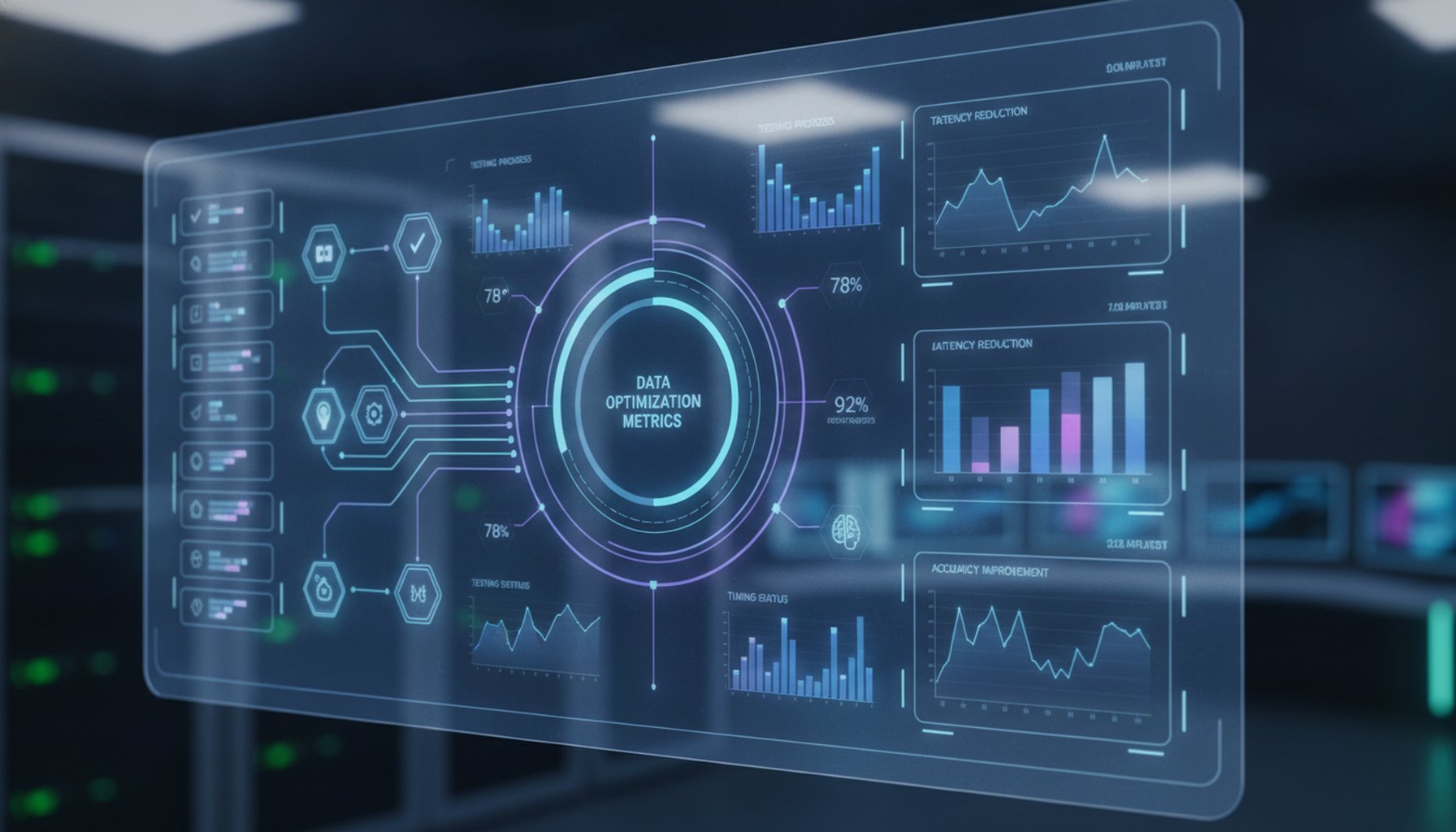 10 Proven AI Automation Strategies Every Retail & E-commerce Business Should Use 7 AI optimization dashboard displaying data quality metrics and continuous improvement indicators